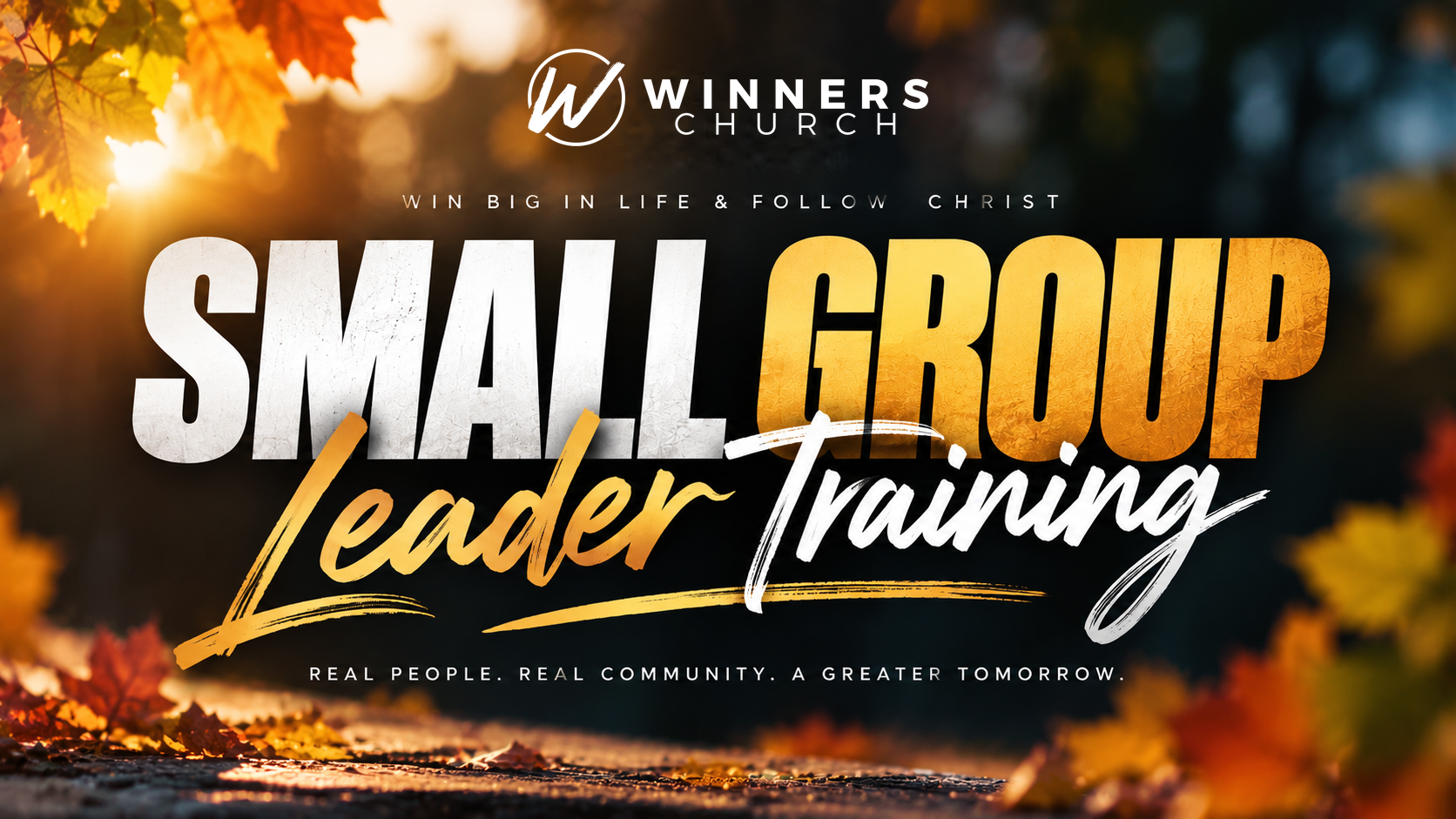 Small Group Leader Training